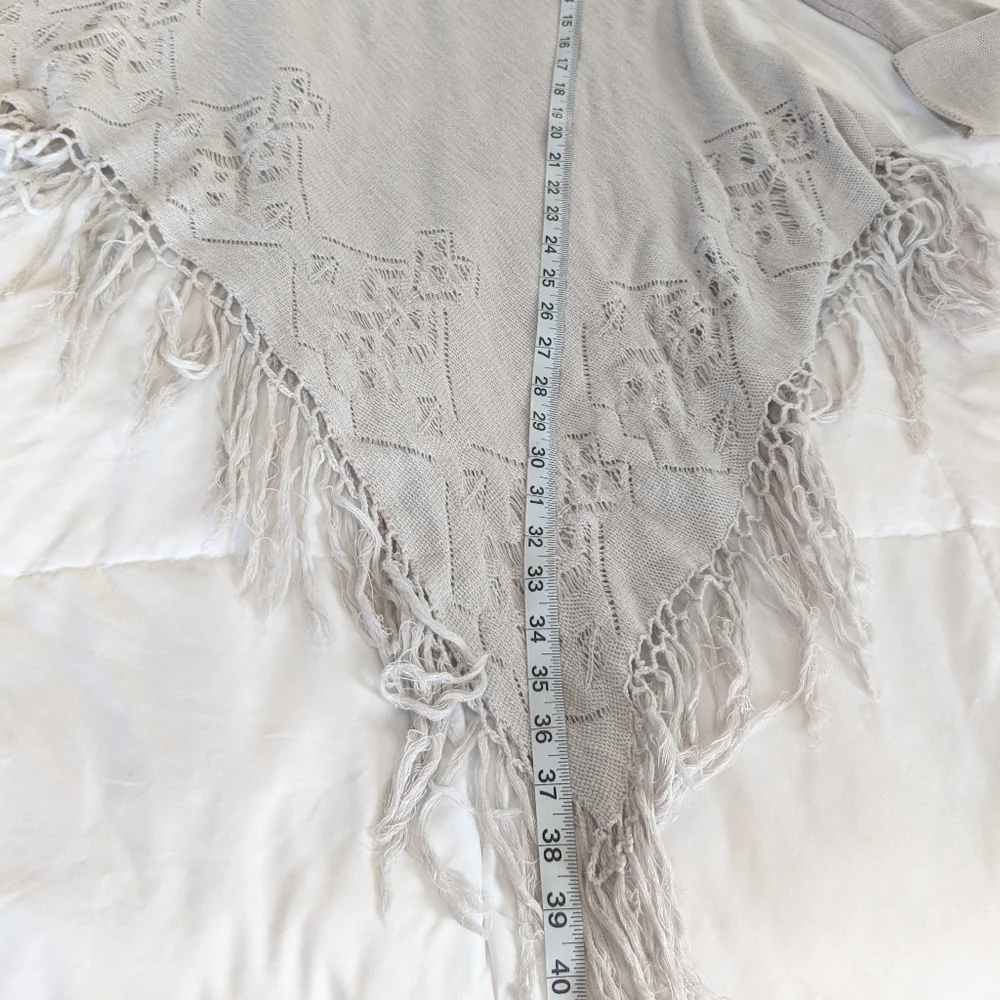 Free People Temptress Cowl Neck Sweater Poncho - Picture 12 of 13